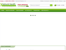 Tablet Screenshot of naturalhealthconsult.com